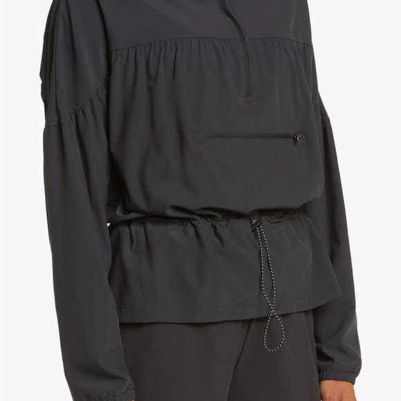 Zella Navy Excursion Hooded Packable Anorak (S) - Picture 5 of 12
